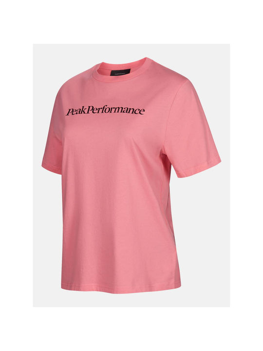 T-Shirt PEAK PERFORMANCE W ORIGINAL SEASONAL TEE różowy - Koszulka - Adventure Sports
