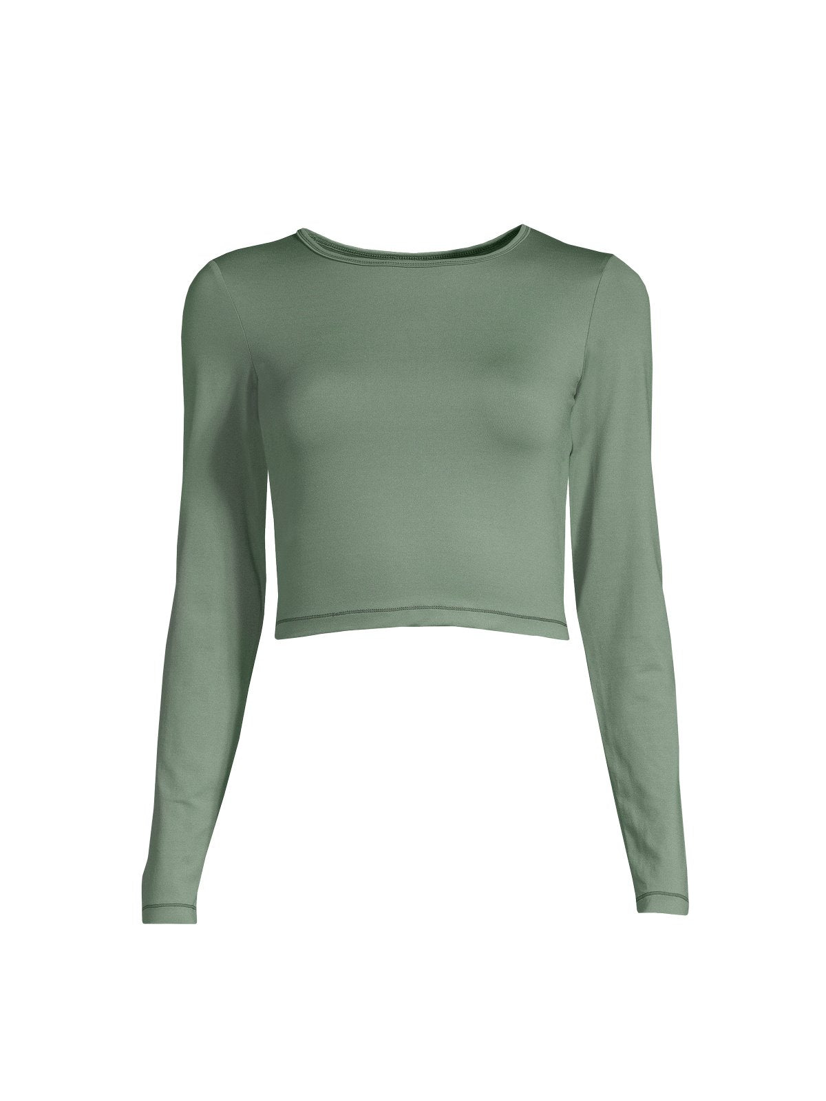 Koszulka CASALL Crop Long Sleeve zielony - Adventure Sports