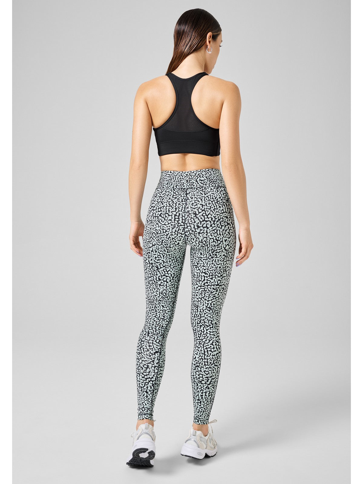 Legginsy CASALL Essential Printed Tights zielony - Adventure Sports