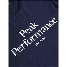 T-Shirt Peak Performance M Original Tee niebieski - Koszulka - Adventure Sports
