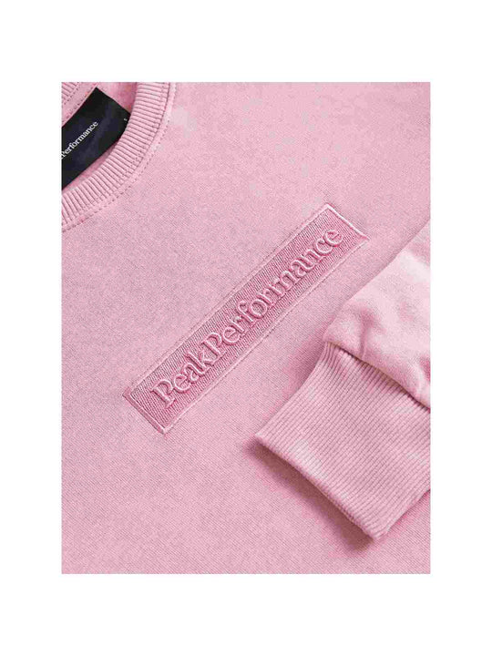 Bluza Peak Performance W Ease Crew różowy - Adventure Sports
