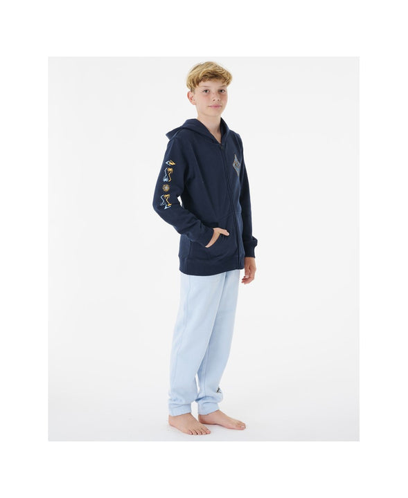 Bluza RIP CURL Tube Heads Zip Thru Hood -Boy granatowy - Adventure Sports
