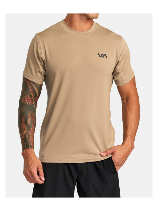 T-Shirt RVCA Sport Vent Ss piaskowy - Koszulka - Adventure Sports
