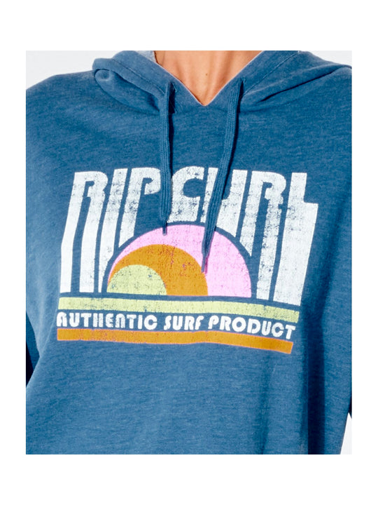 Bluza dresowa damska RIP CURL Wave Shapers Hood - niebieski - Adventure Sports
