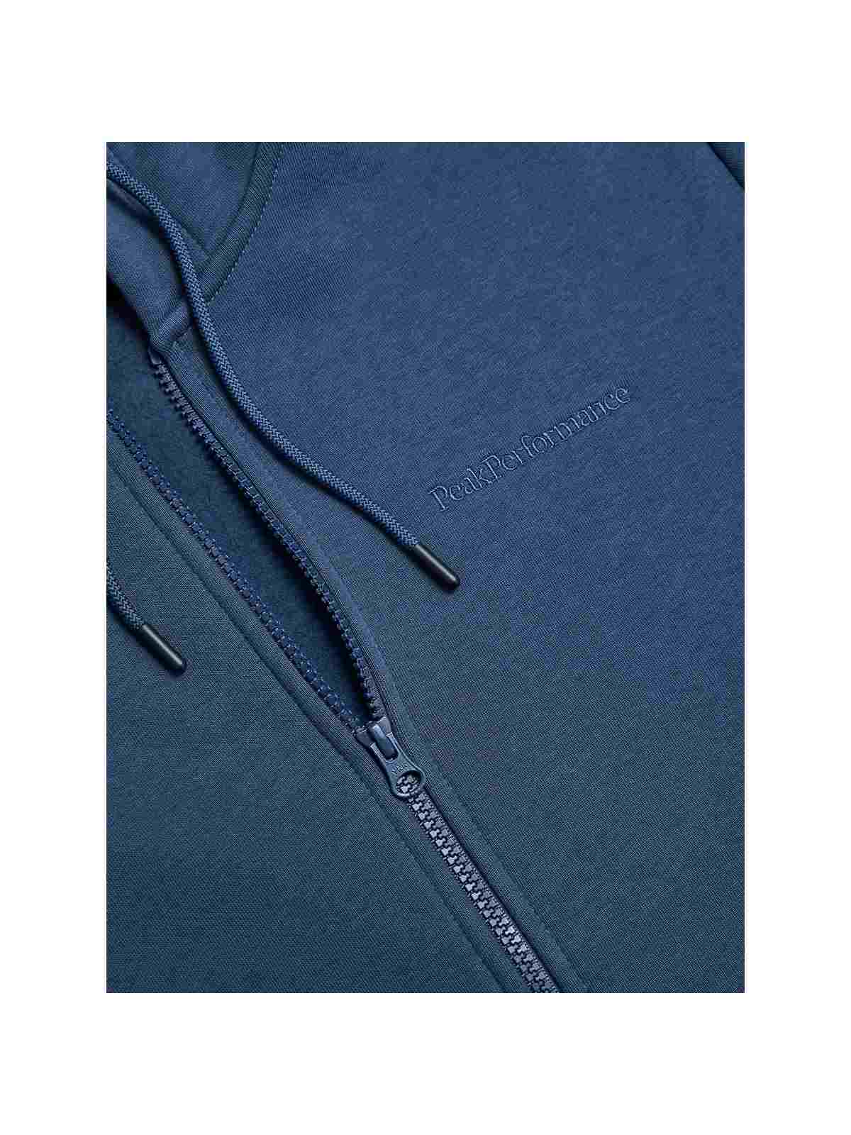 Bluza Peak Performance M Original Small Logo Zip niebieski - Adventure Sports