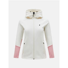 Bluza damska Peak Performance W Rider Zip Hood biały - Adventure Sports
