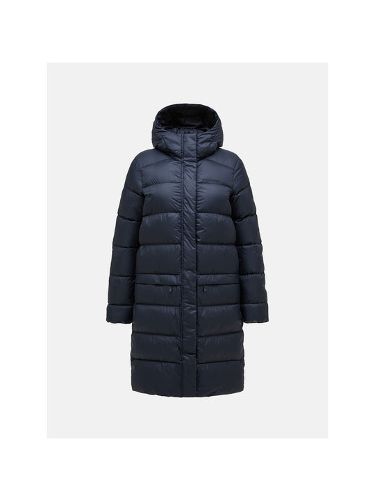 Kurtka puchowy Peak Performance W Frost Down Coat czarny - Adventure Sports
