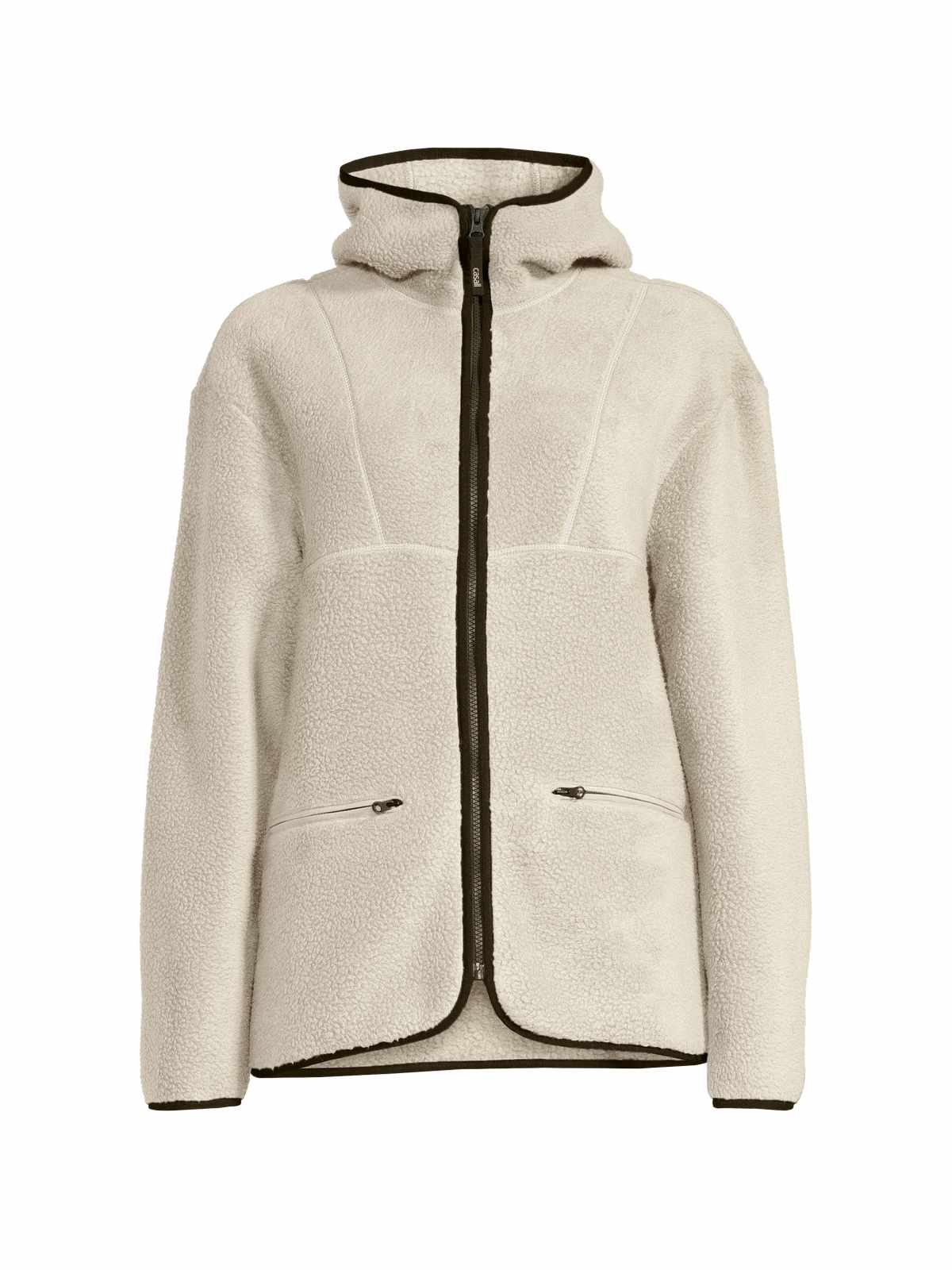 Kurtka polarowa damska CASALL Pile Jacket biały - Adventure Sports