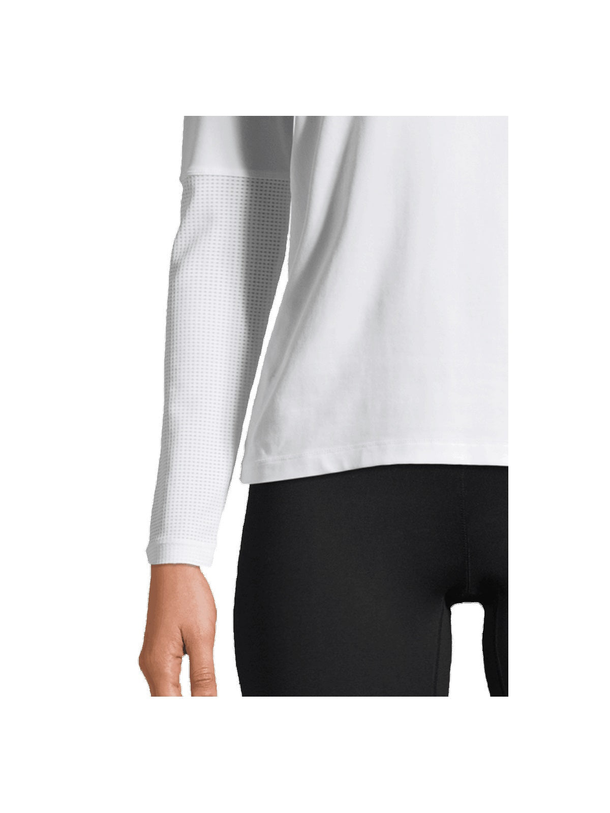 Koszulka CASALL Essential Mesh Detail Long Sleeve biały - Adventure Sports