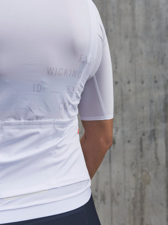 Koszulka rowerowa POC W’s PRISTINE PRINT Jersey - biały - Adventure Sports
