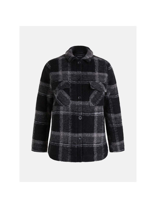 Kurtka Peak Performance W Kelly Wool Shirt Jkt czarny - Adventure Sports
