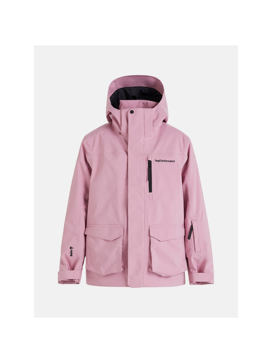 Kurtka narciarska Peak Performance Jr Pact Jacket różowy - Adventure Sports
