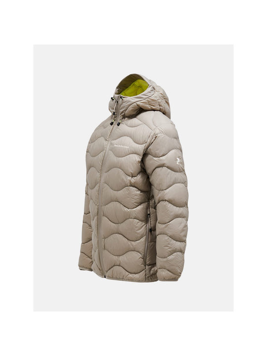 Kurtka puchowa Peak Performance M Helium Down Hood Jacket beżowy - Adventure Sports

