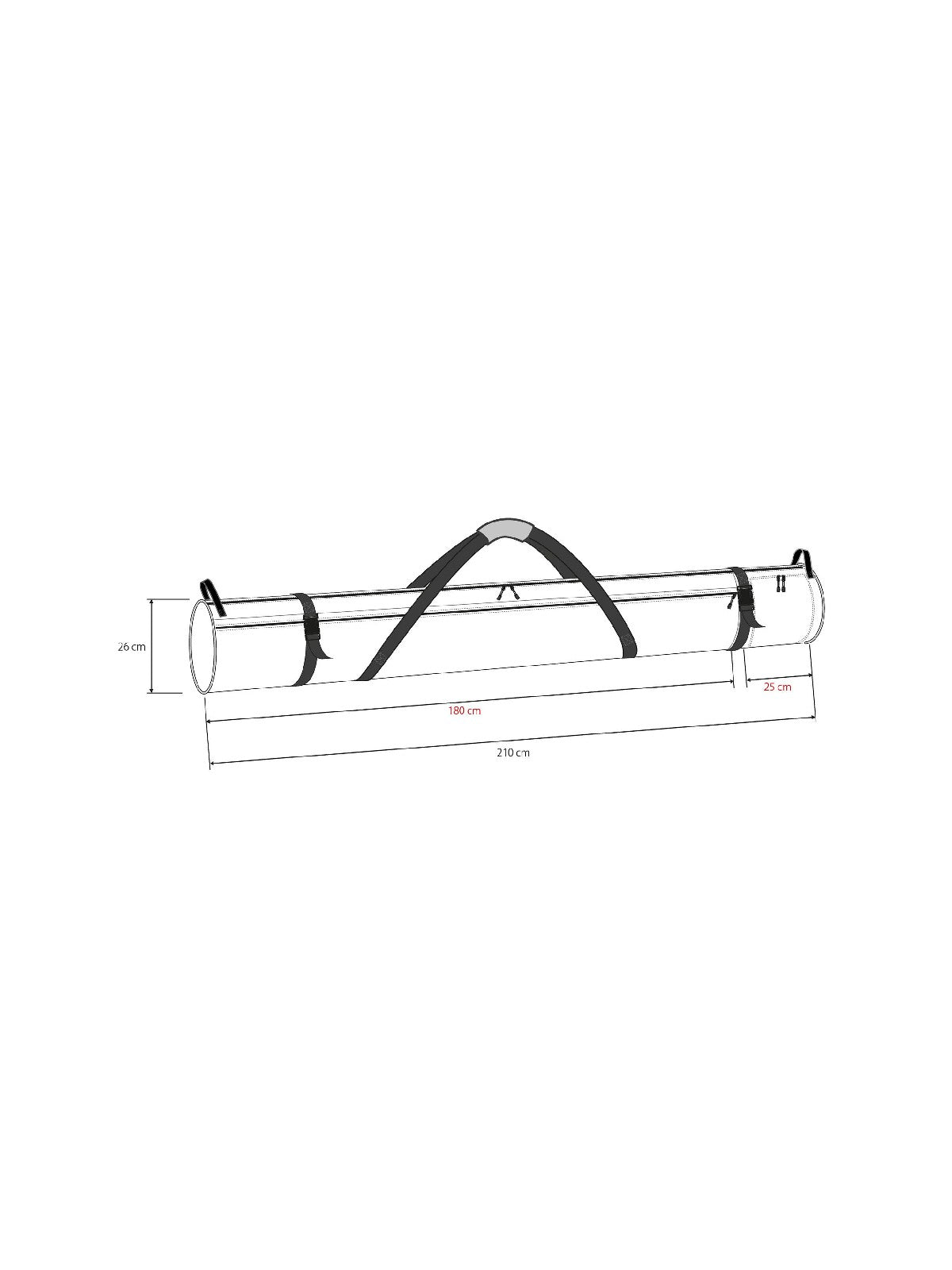 Pokrowiec ROSSIGNOL MF NORDIC SKI&POLES BAG 2P 210 - TU - Adventure Sports