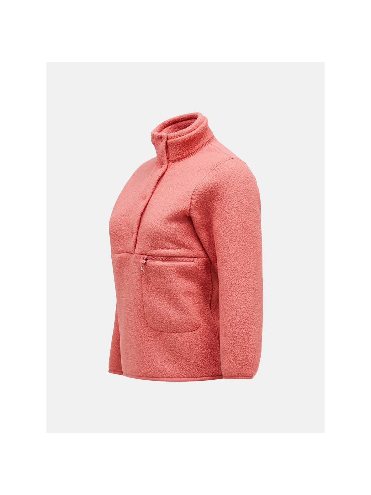 Bluza Peak Performance W Fleece Snap T różowy - Adventure Sports