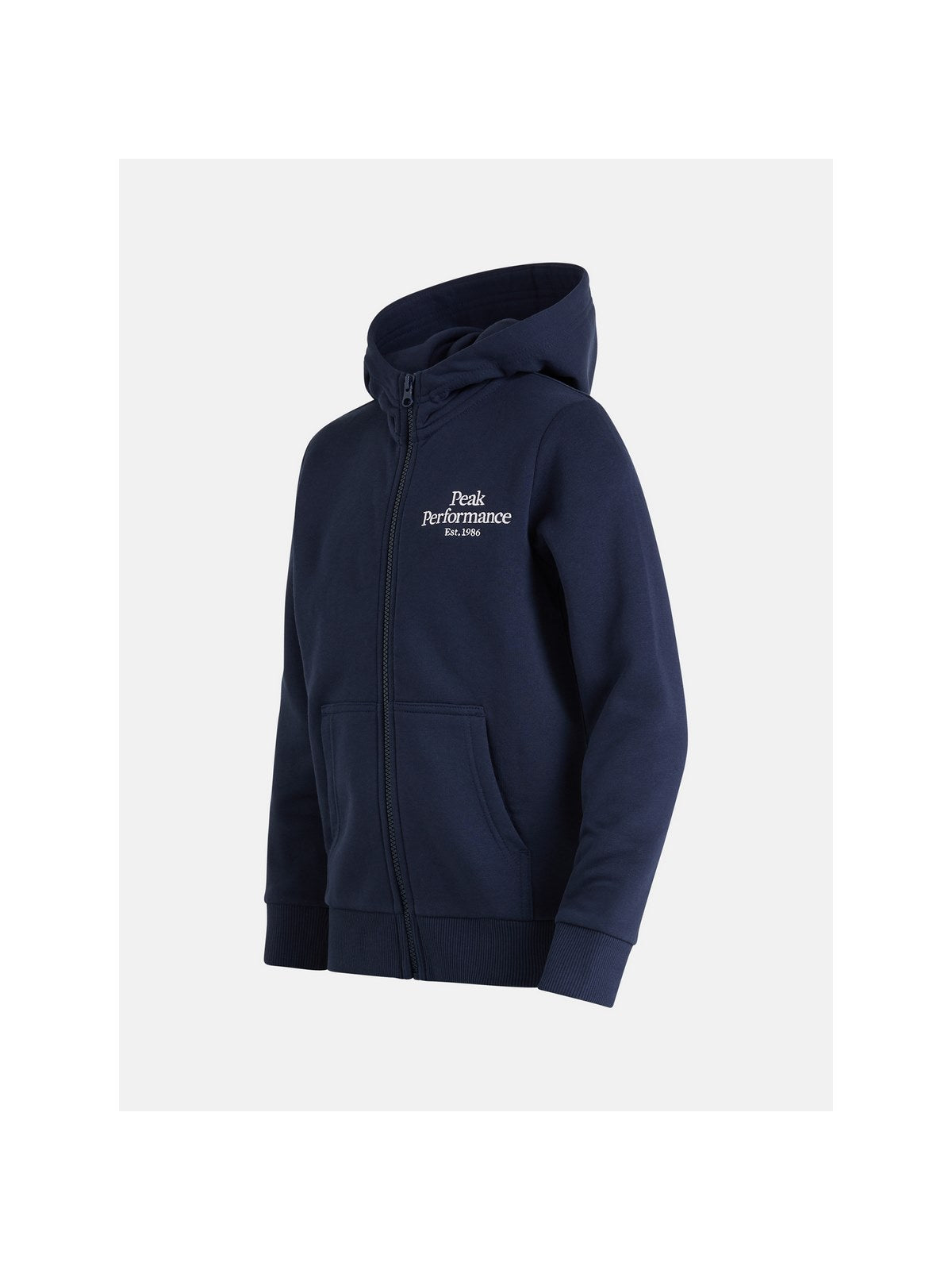 Bluza dziecięca Peak Performance Jr Original Zip Hood niebieski - Adventure Sports