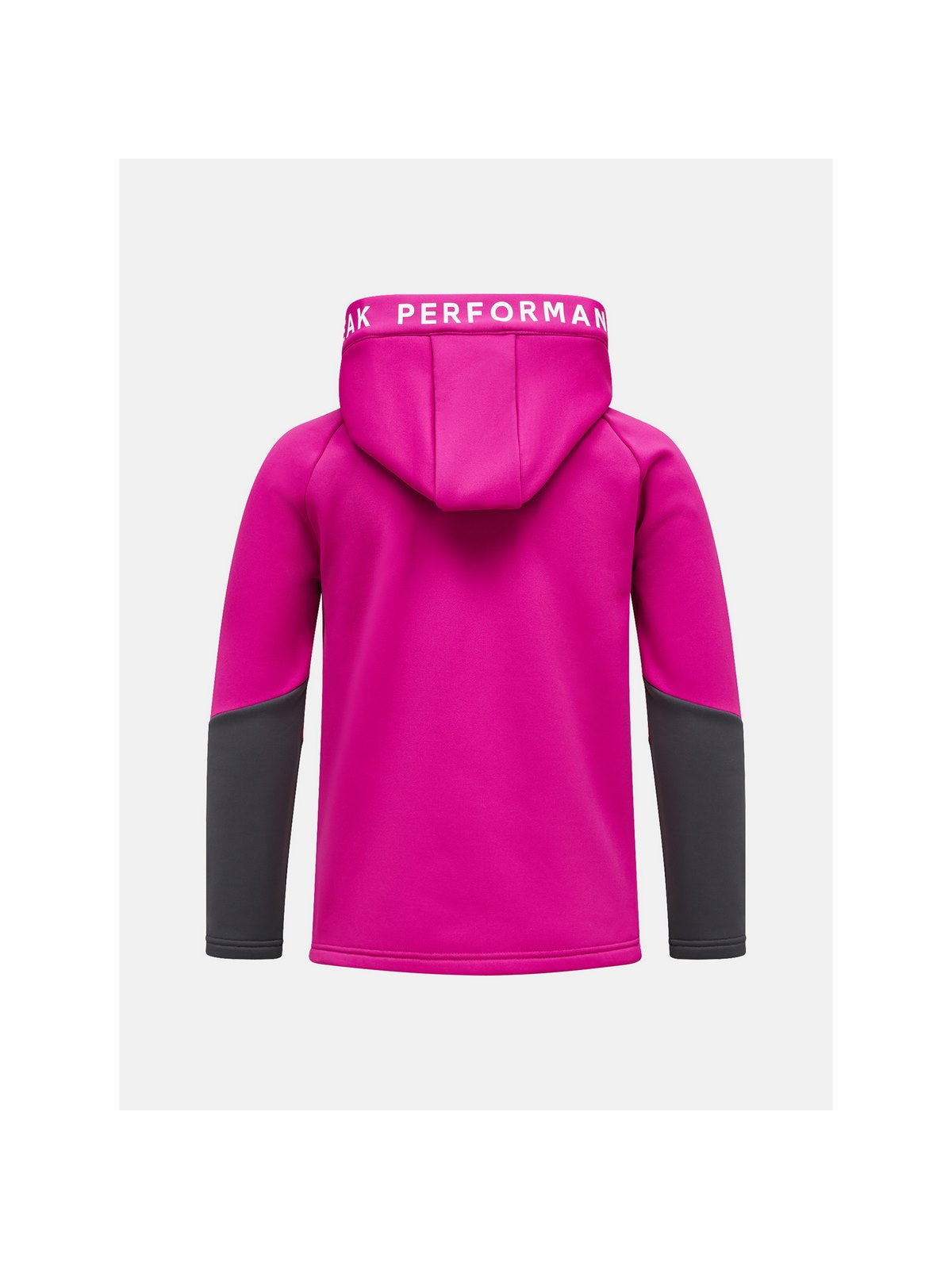 Bluza mid layer dziewczęca Peak Performance Jr Rider Zip Hood różowy - Adventure Sports