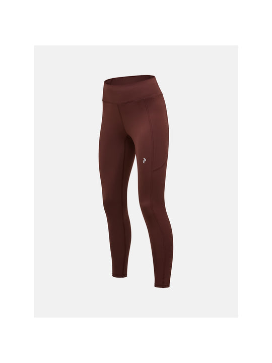 Legginsy Peak Performance W Fly Tights bordowy - Adventure Sports
