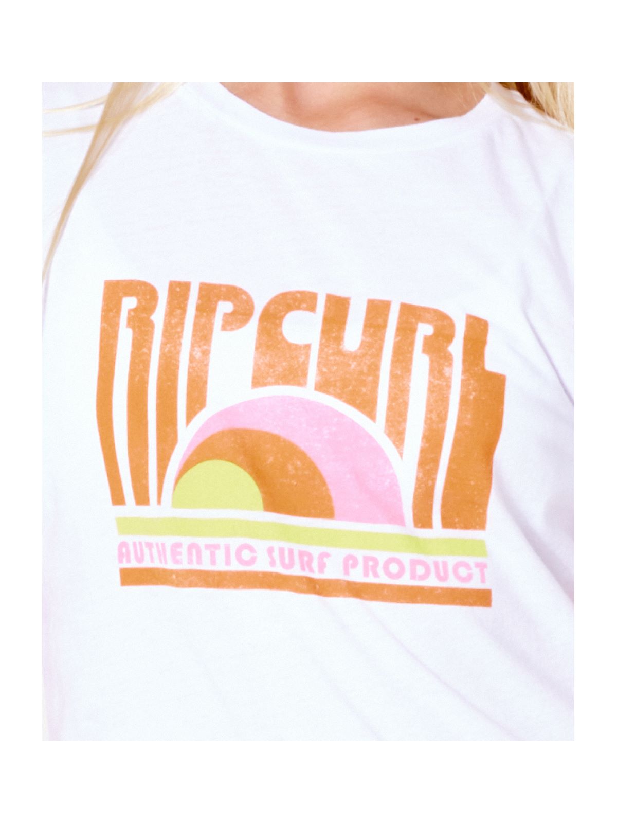 T-Shirt RIP CURL Surf Revival Tee - Girl - biały - Koszulka - Adventure Sports