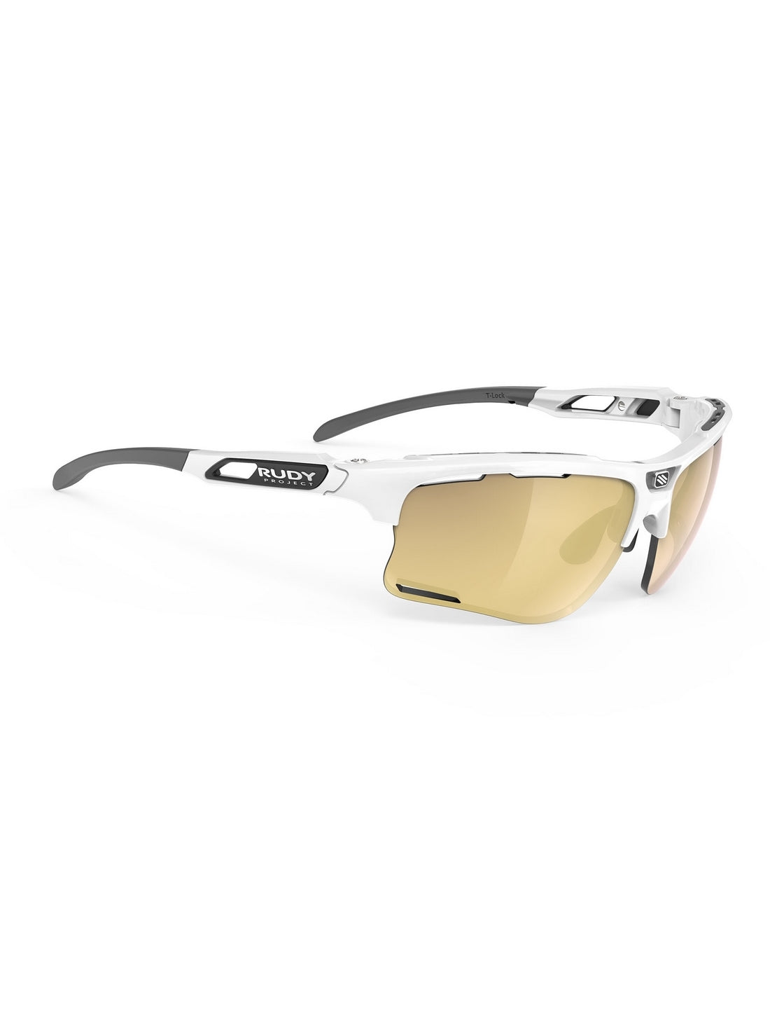 Okulary rowerowe RUDY PROJECT KEYBLADE - biały | Multilaser Gold Cat 3 - TU - Adventure Sports