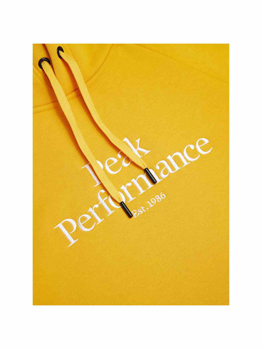 Bluza Peak Performance M Original Hood żółty - Adventure Sports
