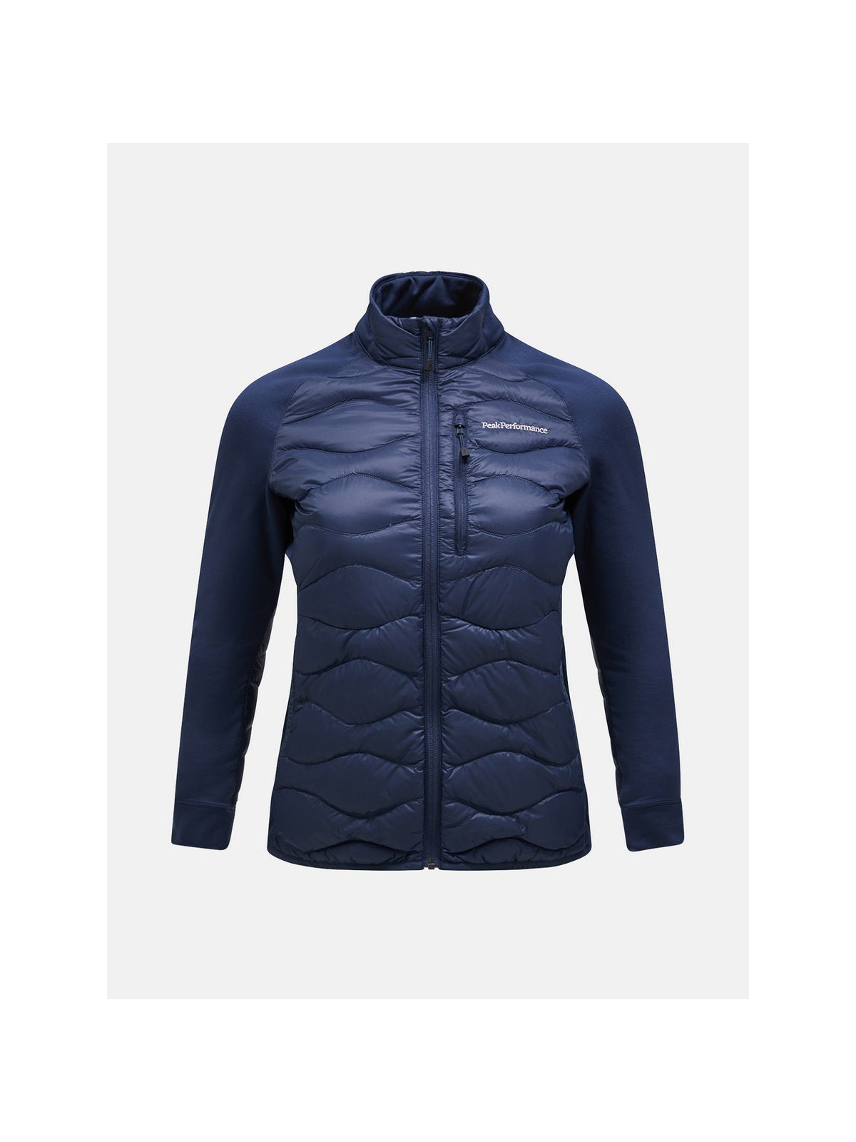 Kurtka puchowa Peak Performance W Helium Down Hybrid Jacket granatowy - Adventure Sports