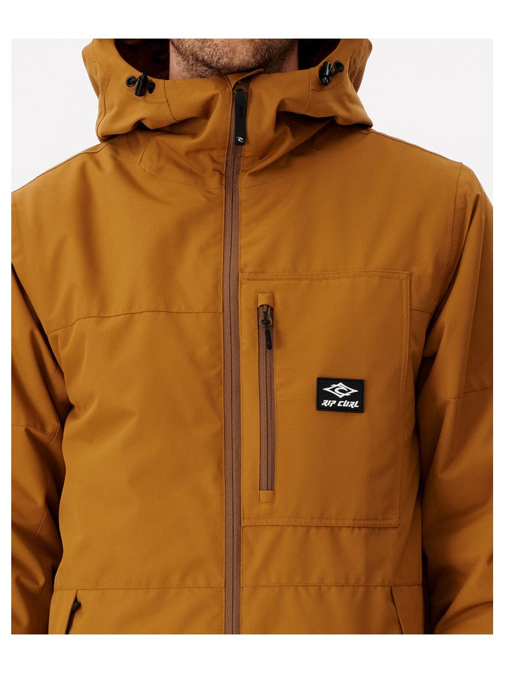 Kurtka narciarska RIP CURL Notch Up Jacket złoty - Adventure Sports