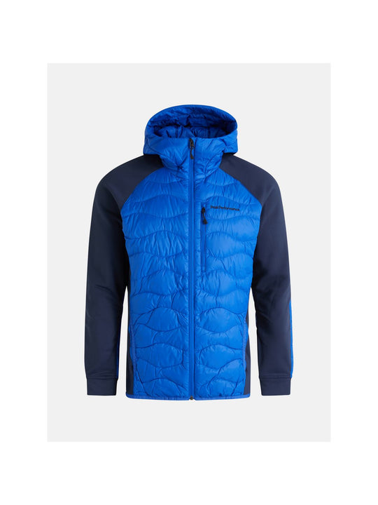 Kurtka puchowa Peak Performance M Helium Down Hybrid Hood niebieski - Adventure Sports
