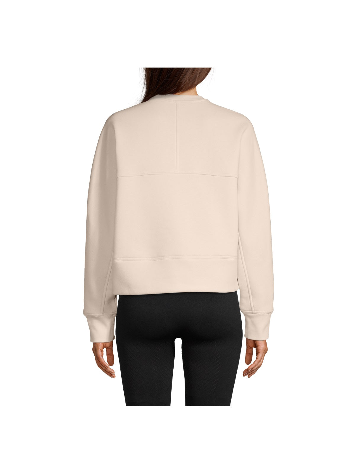 Bluza sportowa damska CASALL Boxy Crew Neck Sweatshirt piaskowy - Adventure Sports