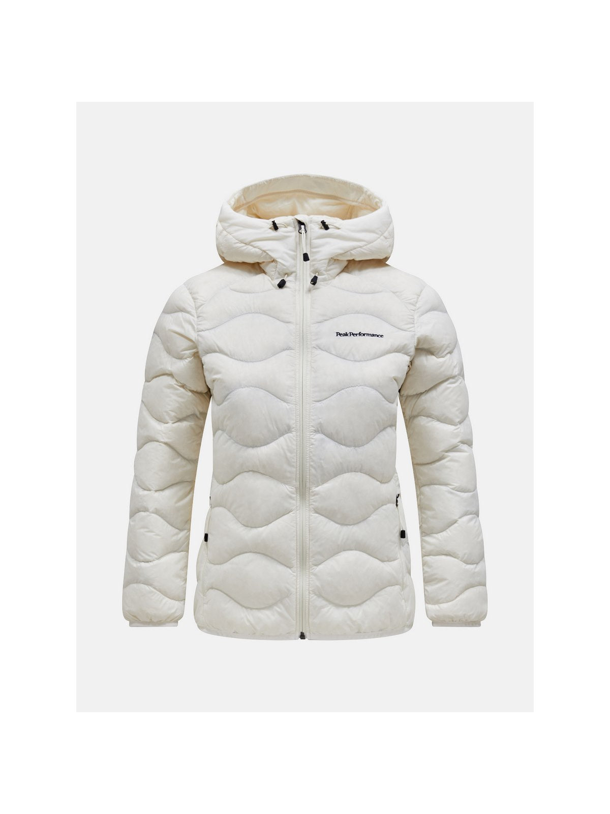 Kurtka puchowa Peak Performance W Helium Down Hood Jacket biały - Adventure Sports