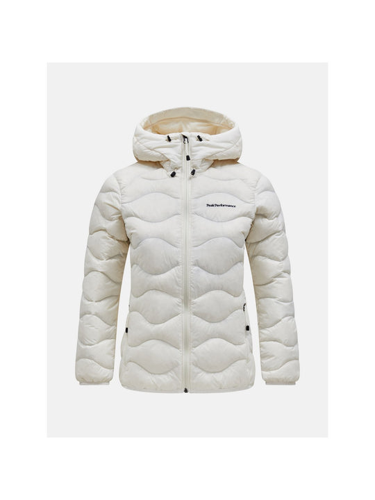 Kurtka puchowa Peak Performance W Helium Down Hood Jacket biały - Adventure Sports
