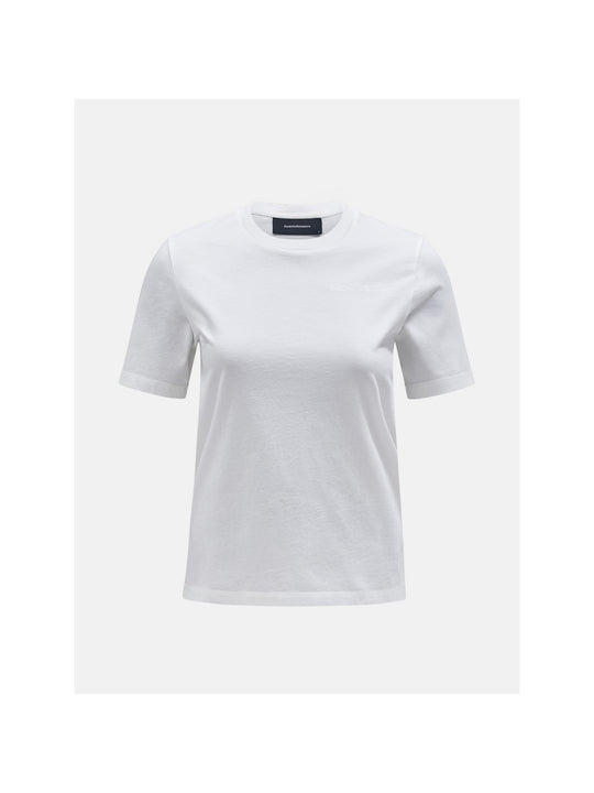 T-Shirt Peak Performance W Original Small Logo Tee biały - Koszulka - Adventure Sports

