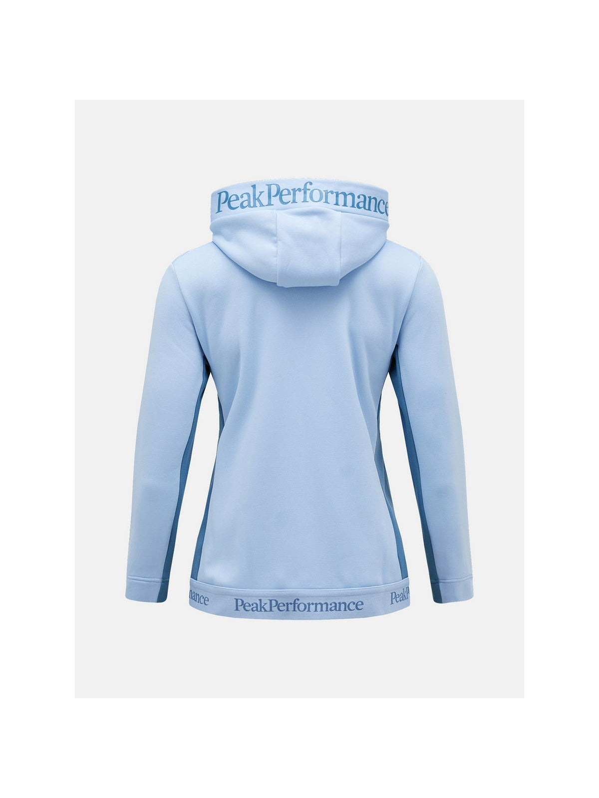Bluza damska mid layer Peak Performance W Rider Tech Zip Hood niebieski - Adventure Sports
