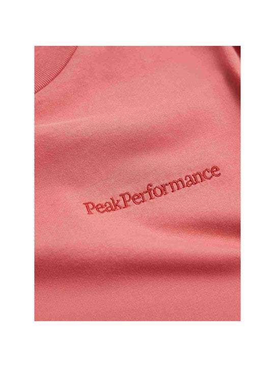T-Shirt Peak Performance M Original Small Logo Tee różowy - Koszulka - Adventure Sports

