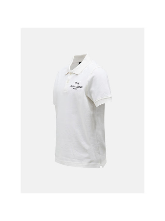 Koszulka polo Peak Performance Jr Original Polo biały - Adventure Sports
