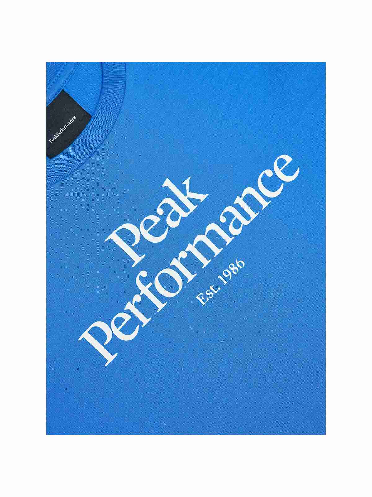 T-Shirt Peak Performance Jr Original Tee niebieski - Koszulka - Adventure Sports