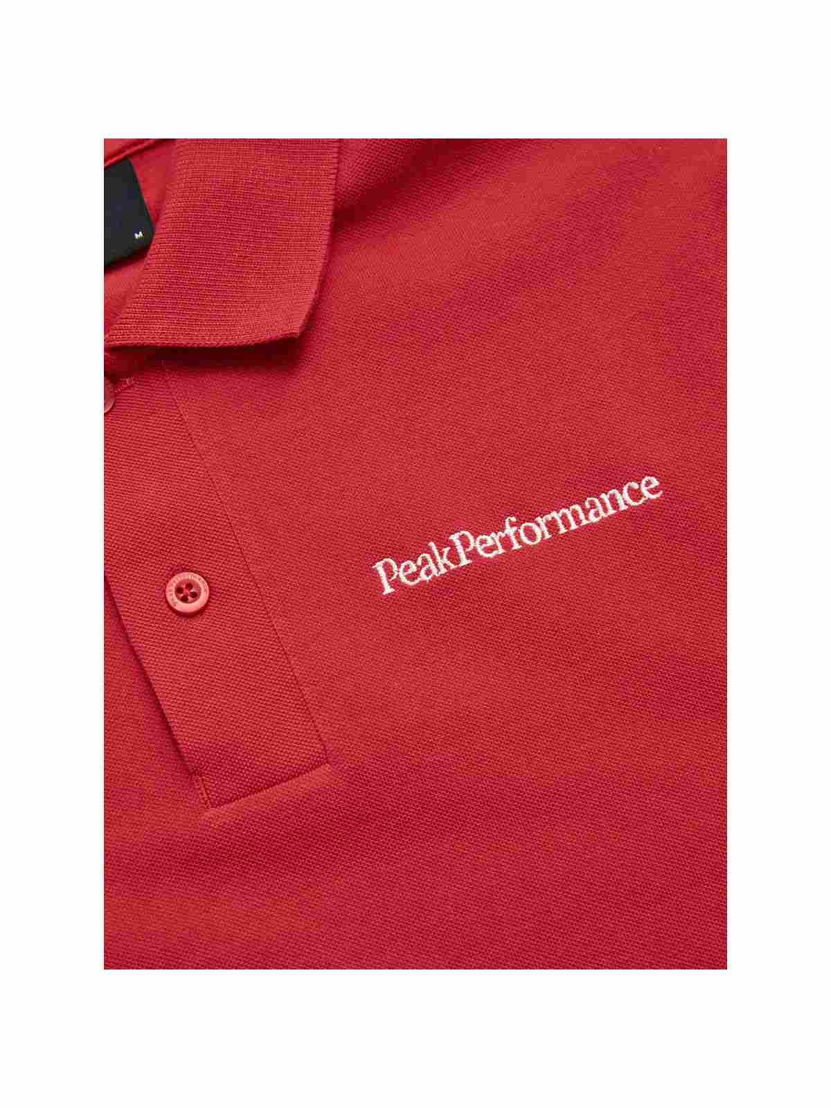 Koszulka polo Peak Performance M Original Polo czerwony - Adventure Sports