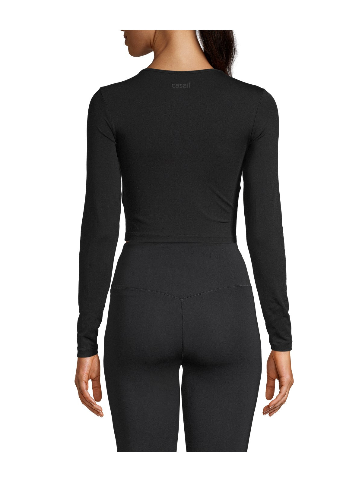 Koszulka CASALL Crop Long Sleeve czarny - Adventure Sports