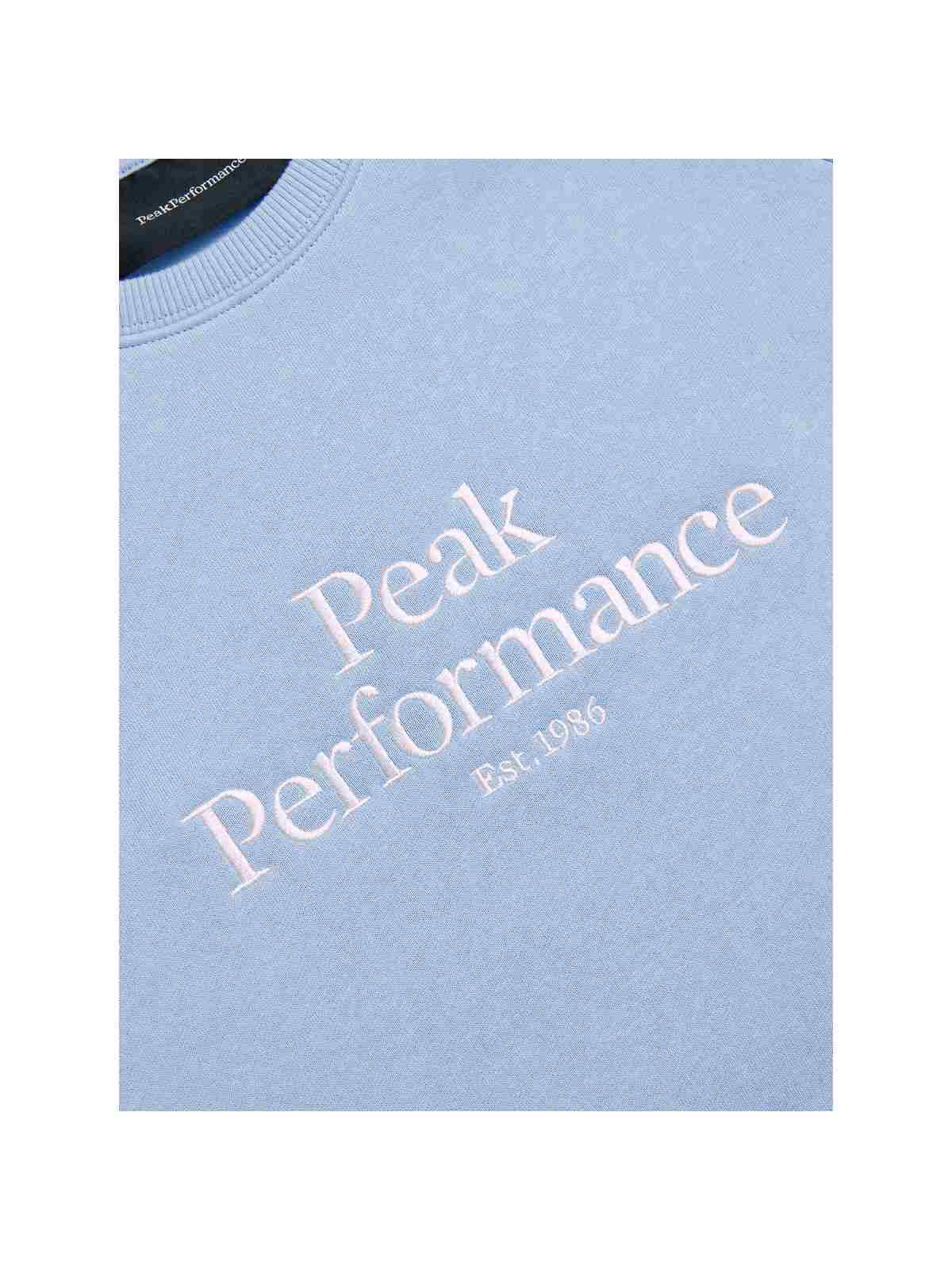 Bluza Peak Performance W Original Crew niebieski - Adventure Sports
