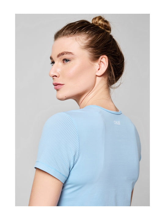 Koszulka CASALL Essential Mesh Detail Tee niebieski - Adventure Sports
