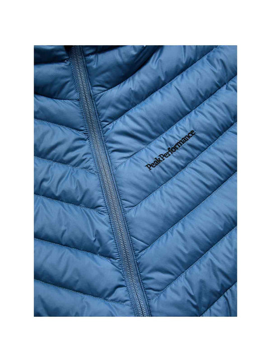 Kurtka puchowa Peak Performance W Frost Down Hood Jacket niebieski - narciarska - Adventure Sports

