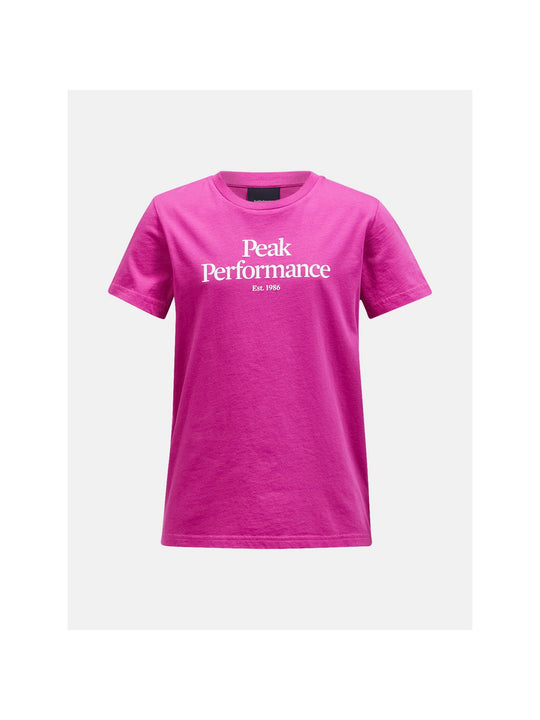 T-Shirt Peak Performance Jr Original Tee różowy - Koszulka - Adventure Sports
