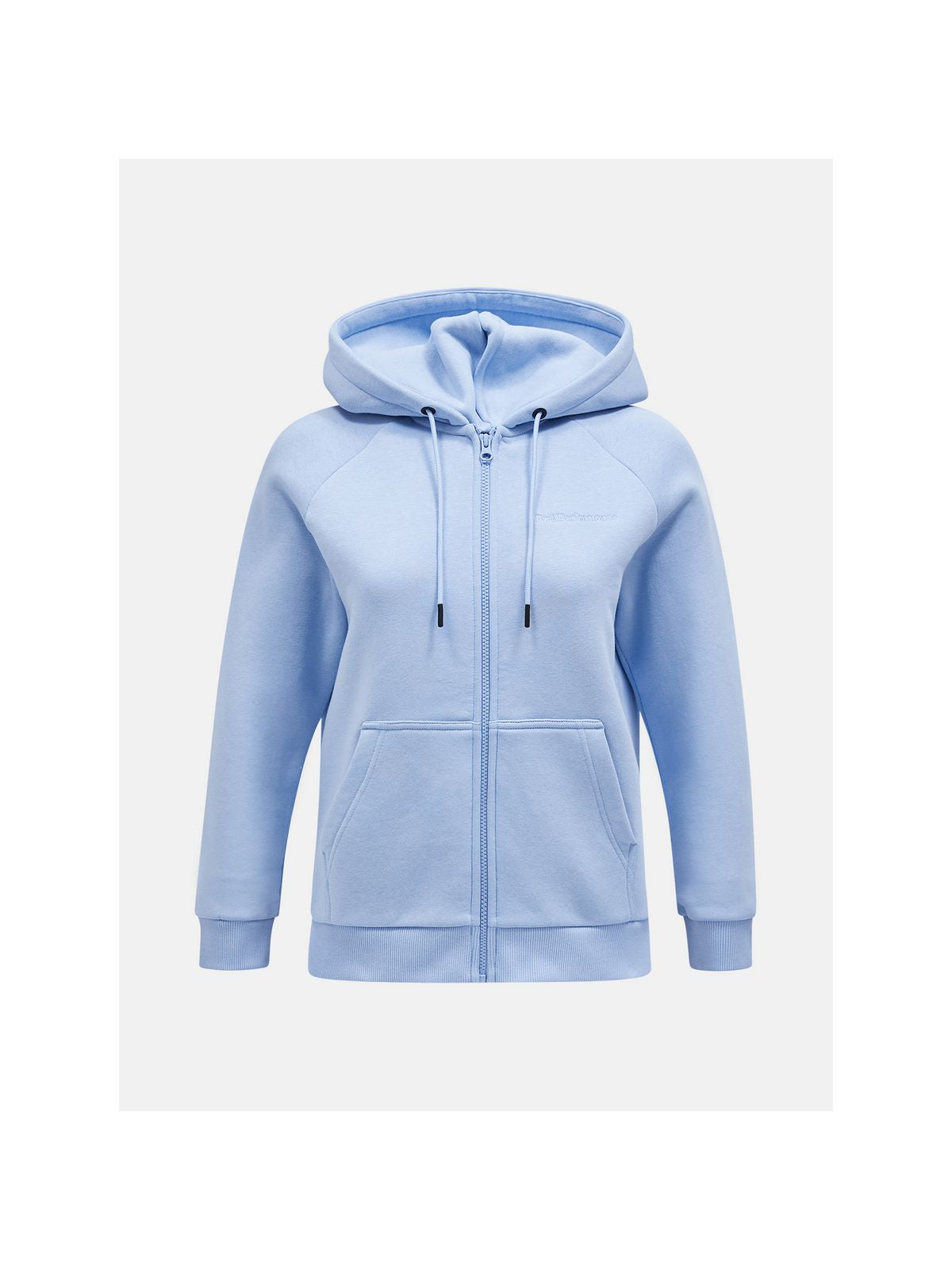 Bluza Peak Performance W Original Small Logo Zip Hood niebieski - Adventure Sports