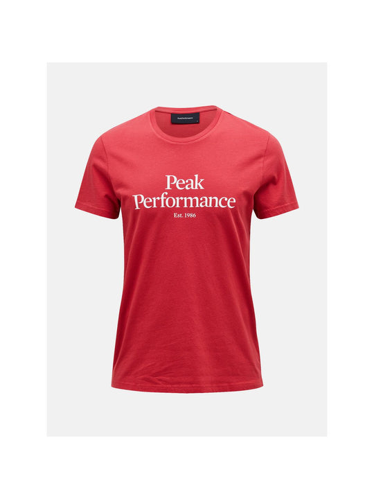 T-Shirt Peak Performance M Original Tee czerwony - Koszulka - Adventure Sports
