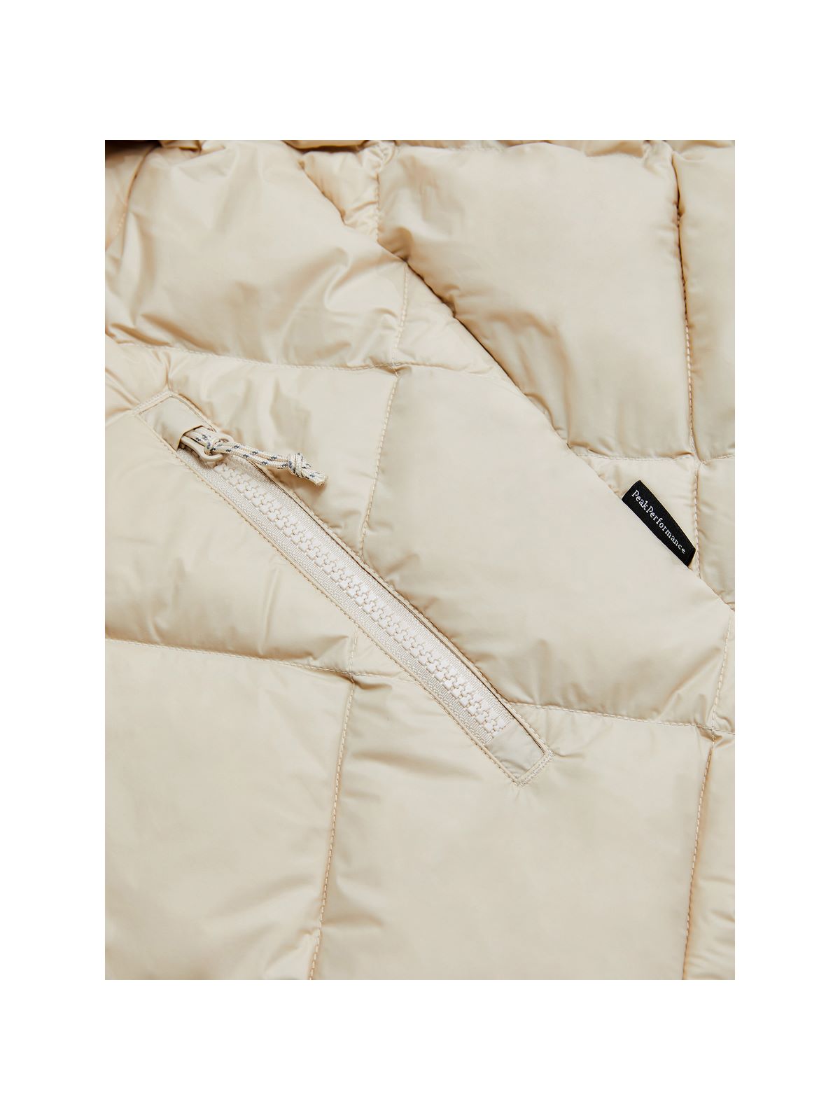 Kurtka puchowa Peak Performance W Mount Down Liner Jacket beżowy - Adventure Sports