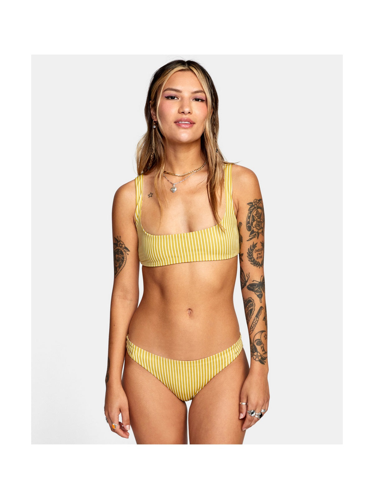 Majtki kąpielowe RVCA June Bloom Medium - Czarny kwiaty - Stroje - Adventure Sports