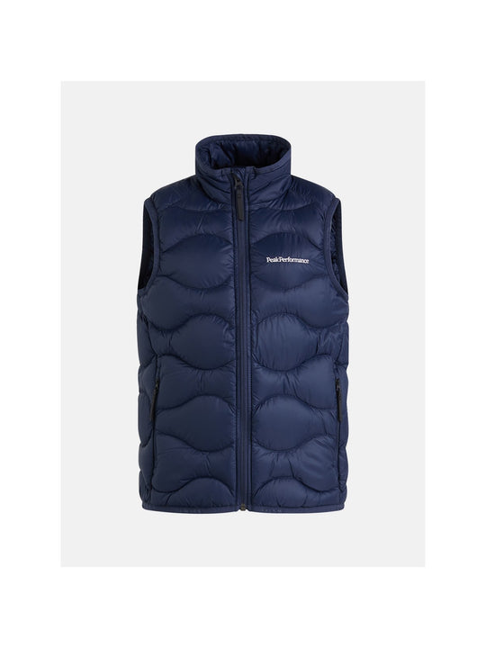 Kamizelka Peak Performance Jr Helium Down Vest niebieski - Adventure Sports
