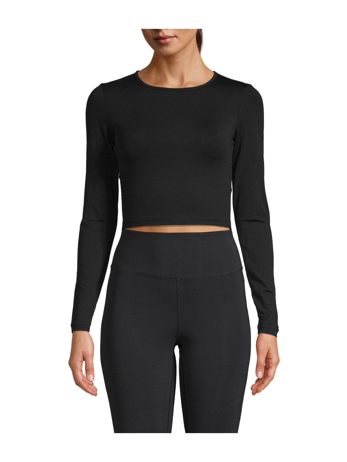 Koszulka CASALL Crop Long Sleeve czarny - Adventure Sports