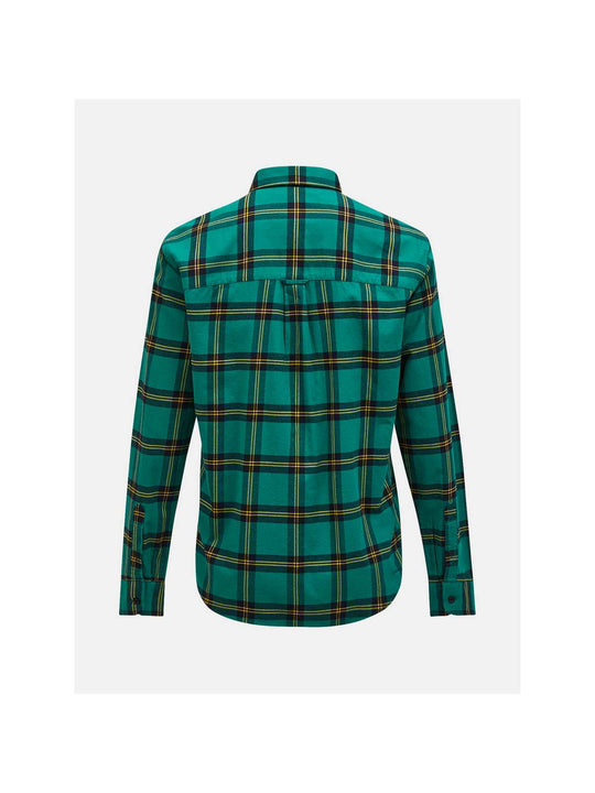 Koszula Peak Performance M Moment Flannel Shirt zielony - Adventure Sports
