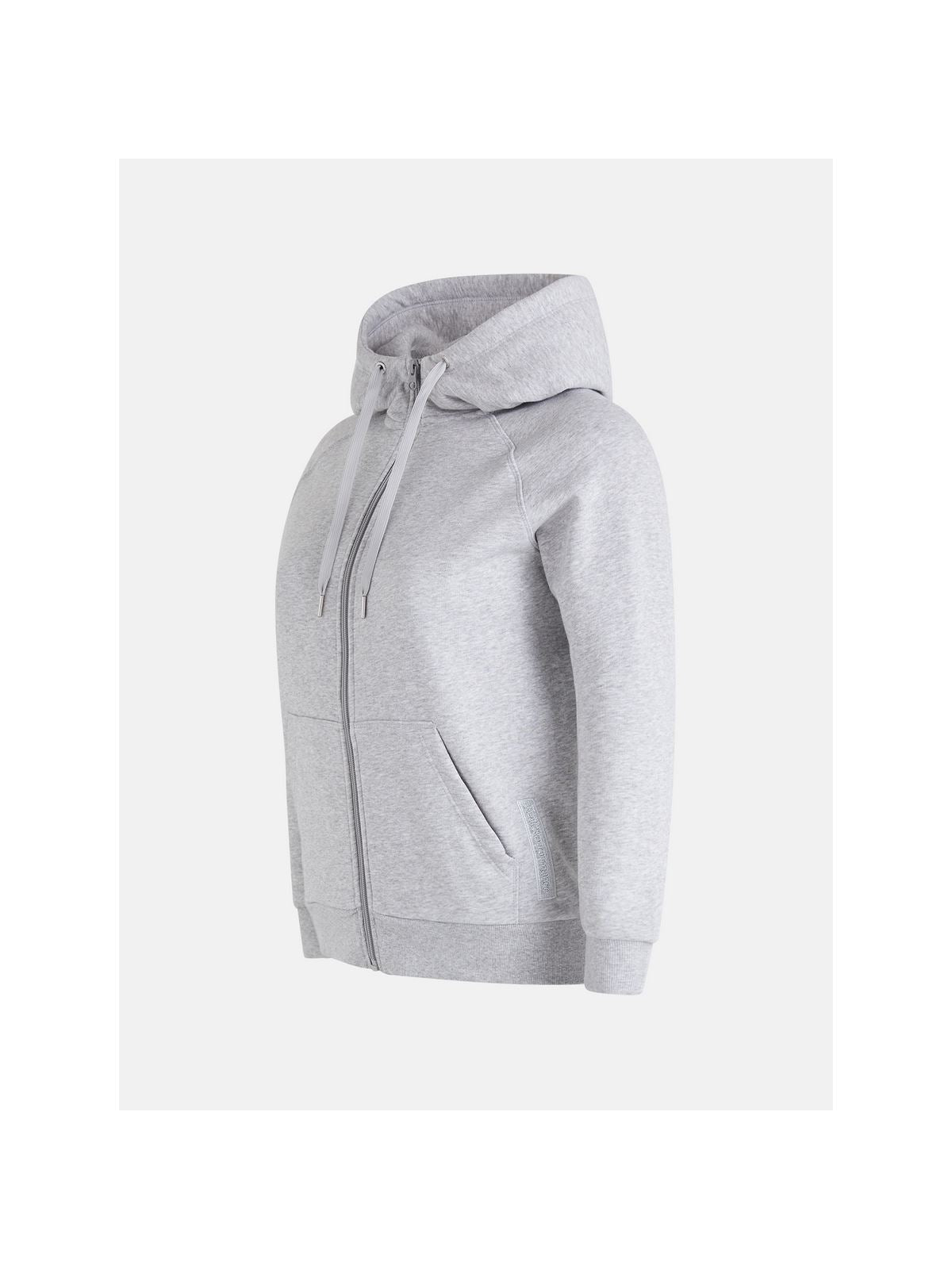 Bluza Peak Performance W Ease Zip Hood Mel szary - Adventure Sports